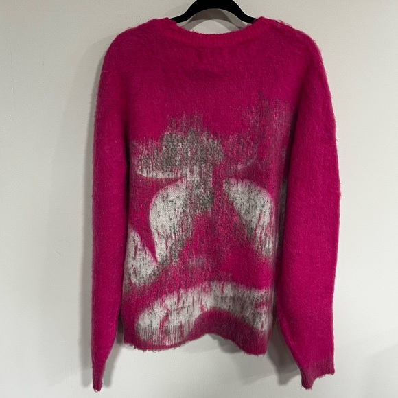 *NEW* Valabasas Sad Days Fuchsia Sweater - Picture 7 of 13